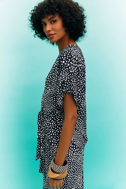 Macacão mini dots preto