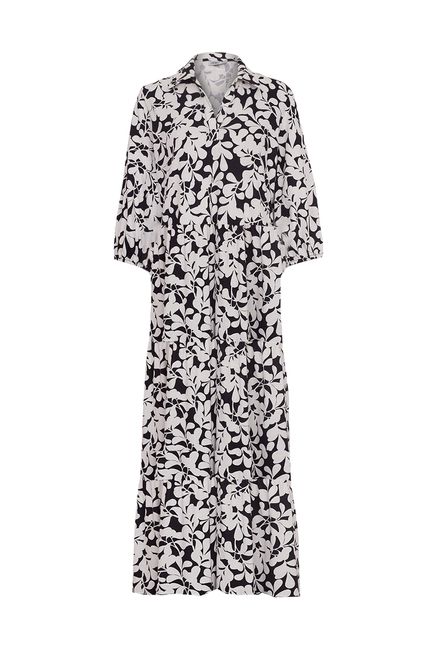 Vestido marias bicolor rendado branco