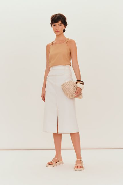 Saia sarja bolso lateral off white