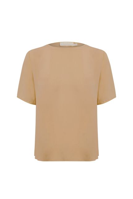 Blusa crepe basic fendi