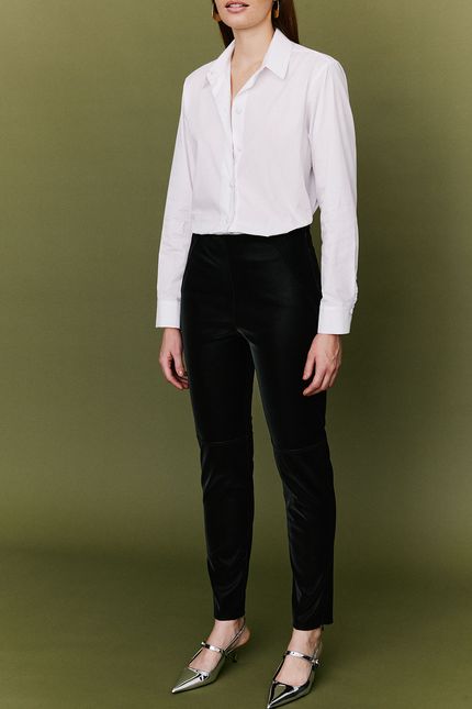 Calça legging gloss preto