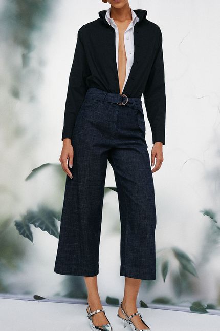 Calça jeans cropped jeans