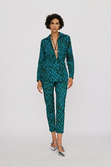 Camisa cestaria azul agua