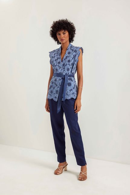 Camisa laise indigo azul atlantico