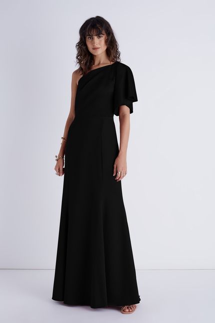 Vestido longo martina preto
