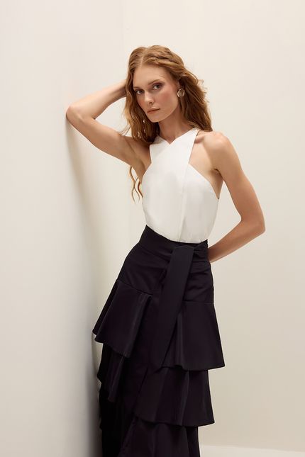 Body festa transpasse sofia off white