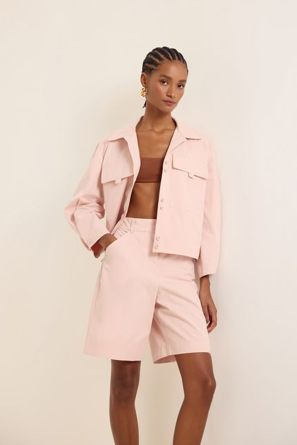 Bermuda cotton paper rosa sal
