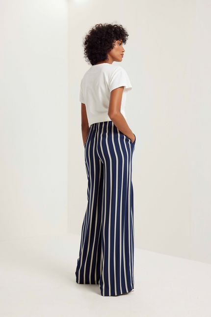 Calça listra rongeant azul atlantico c/ off white