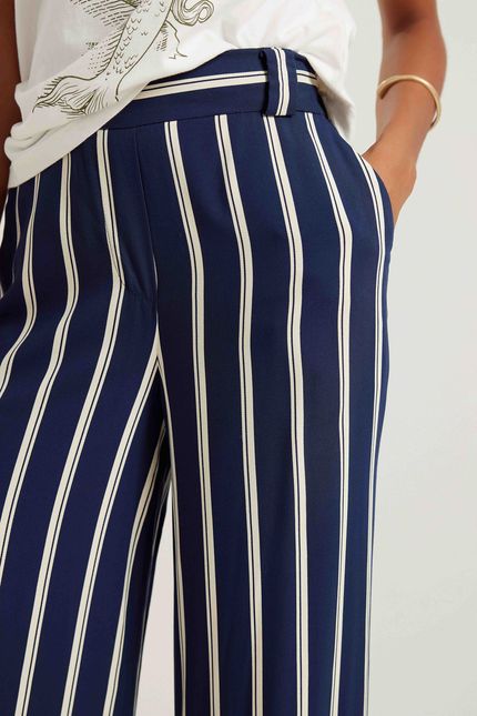 Calça listra rongeant azul atlantico c/ off white