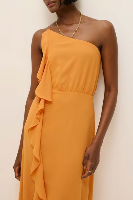 Vestido ggt jabour laranja folk