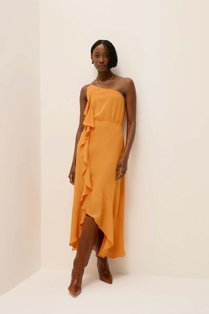 Vestido ggt jabour laranja folk