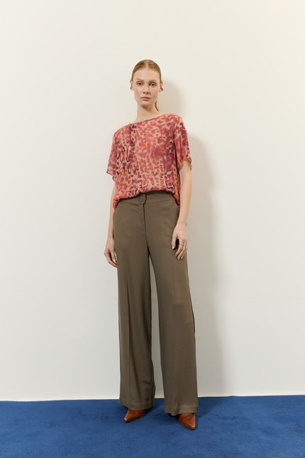 Blusa ggt manga curta flash rosa bolero