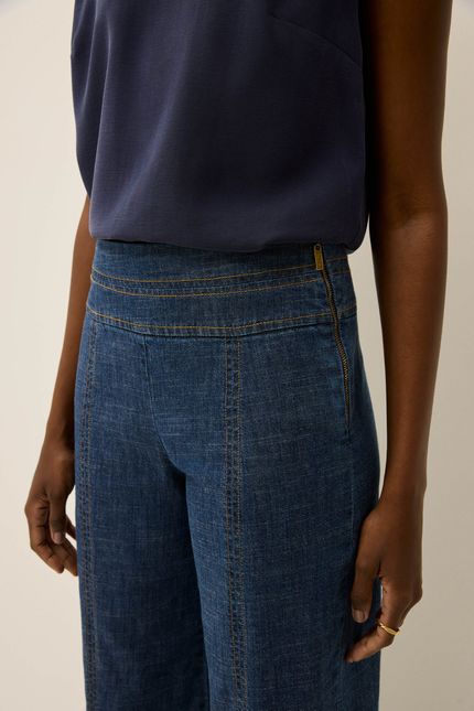 Calça jeans alfaiataria jeans