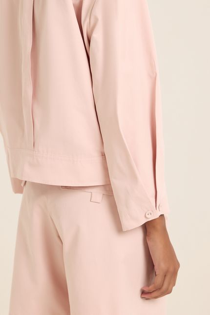 Camisa cotton paper rosa sal