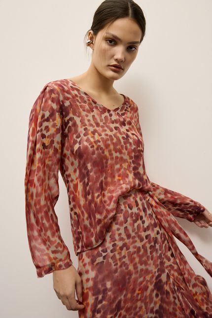 Blusa ggt dobra flash flash rosa bolero