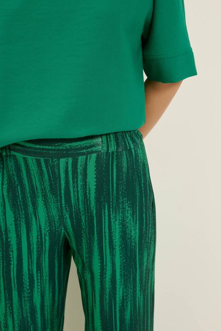 Calça cós largo sonora sonora verde classico
