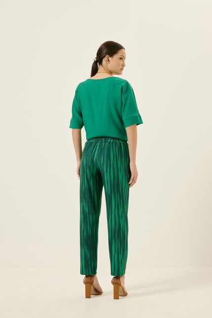 Calça cós largo sonora sonora verde classico