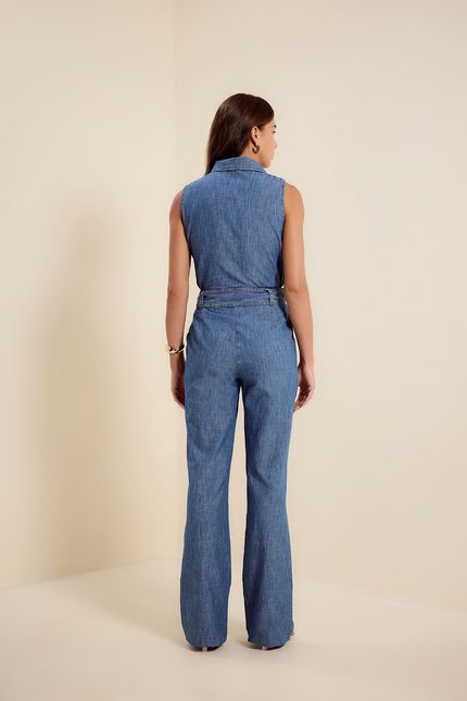 Calça jeans faixa