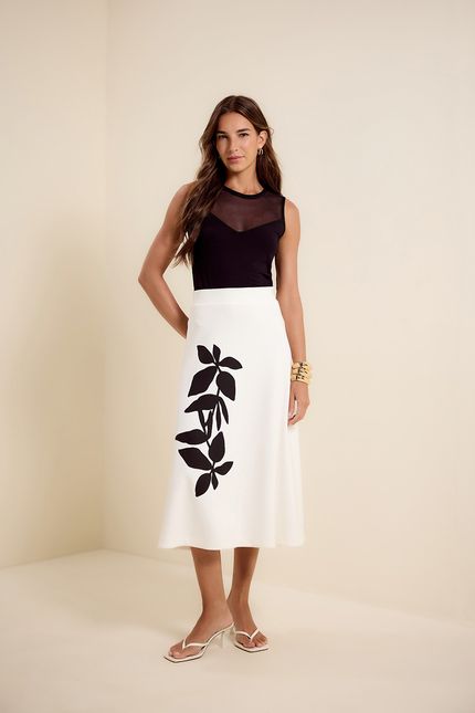 Blusa tule sm pala preto